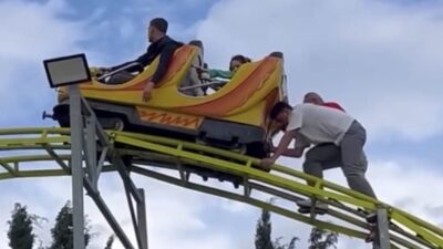 Olay, Buca Gölet mevkiinde bulunan lunaparkta meydana geldi. Bayram tatilini
