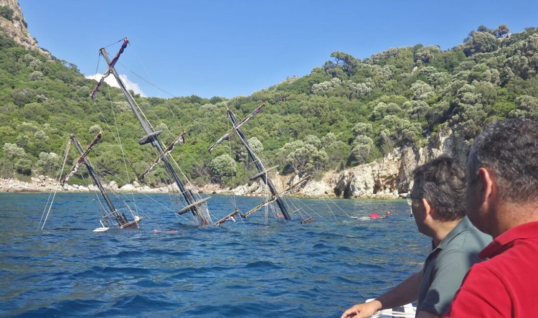 Olay, Marmaris ilçesi Cennet Adası mevkii Akvaryum Koyu’nda saat 15.45