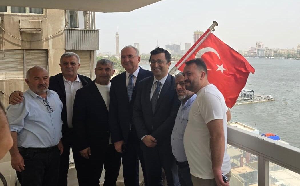 Ziyaret kapsamında Türk heyeti; Mısır Ticaret Ateşeliği, Kahire İş İnsanları