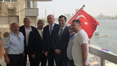 Ziyaret kapsamında Türk heyeti; Mısır Ticaret Ateşeliği, Kahire İş İnsanları