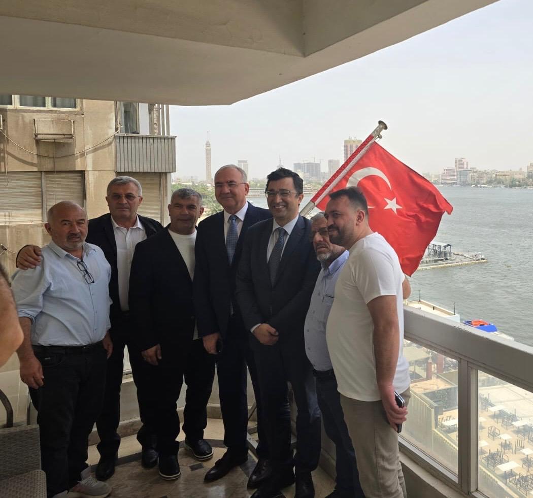 Ziyaret kapsamında Türk heyeti; Mısır Ticaret Ateşeliği, Kahire İş İnsanları