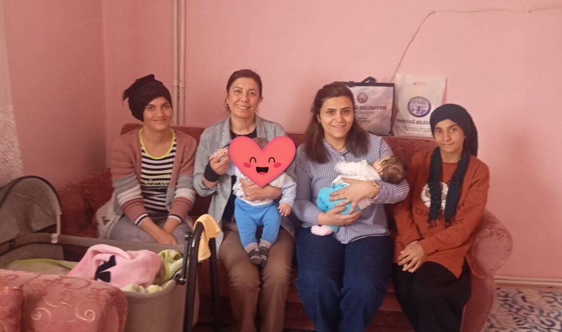 Sosyal belediyecilik anlayışıyla yürütülen proje kapsamında, yeni evlat sevinci yaşayan