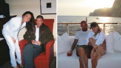 Aşk dolu karelerle kutlama mesajı yağdı Victoria Beckham, eşi David