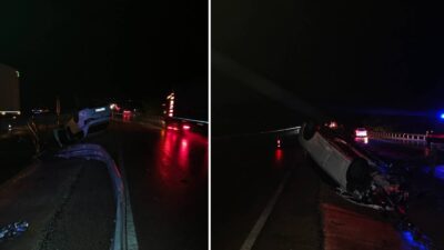 Direksiyon hakimiyeti kaybolunca refüje devrildi Kaza, Sandıklı ilçesine bağlı Başağaç