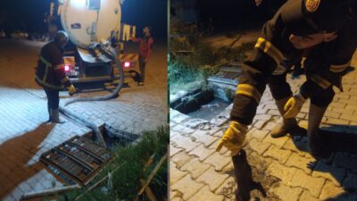 Sanayi esnafı ağlama seslerini duyunca itfaiyeyi aradı Olay, Bolvadin ilçesinde
