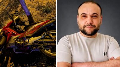 Direksiyon hakimiyetini kaybedip ağaca çarptı Korkunç kaza, saat 02.40 sıralarında