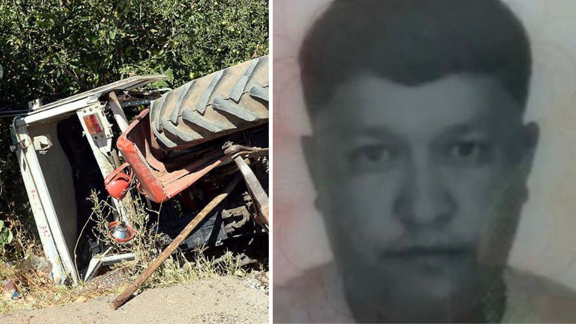 Devrilen traktörün altında kalan tarım işçisinden kahreden haber!
