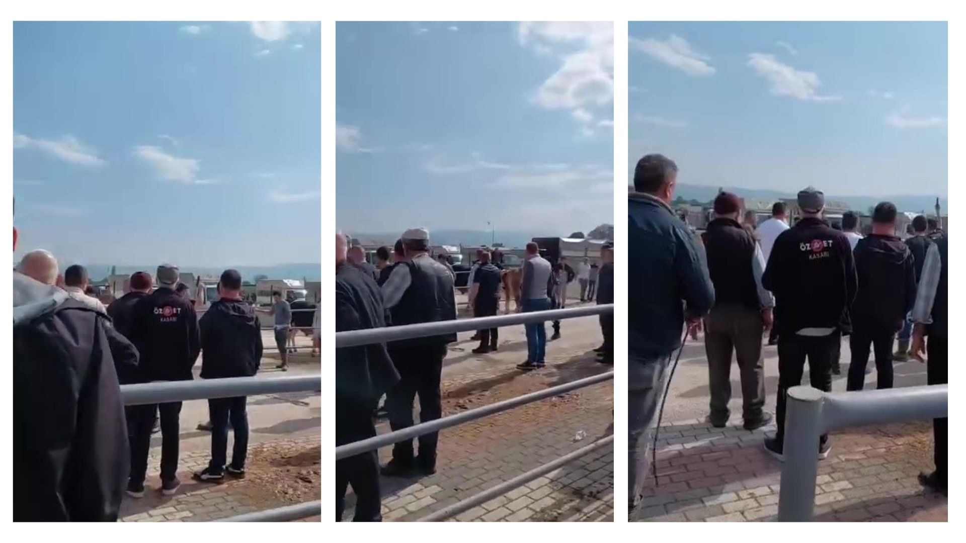 Kurban pazarında tansiyon yükseldi! Jandarma havaya ateş açtı, sivil kadın astsubay araya girdi!