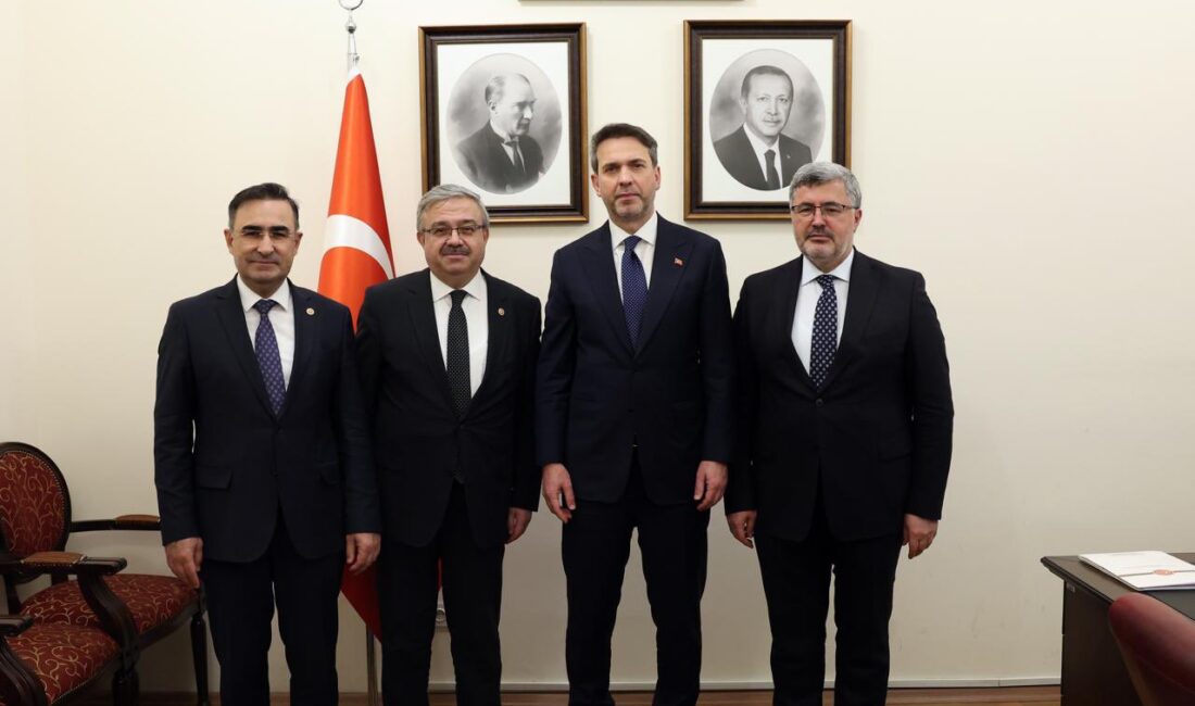 Şehrin enerji talepleri dosyada Ziyaret sırasında Milletvekili Ali Özkaya ve