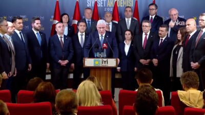 Açıklamaya katılan İYİ Parti Genel Başkan Yardımcısı ve Afyonkarahisar Milletvekili