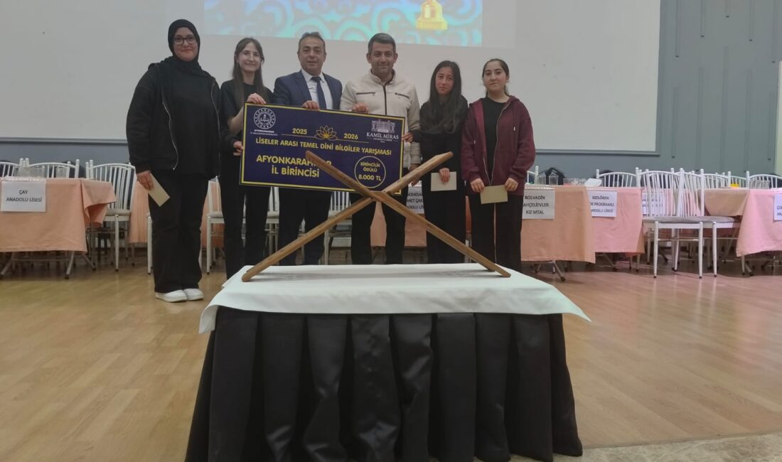 Kamil Miras Anadolu Lisesi koordinatörlüğünde düzenlenen il birinciliği yarışmasının final