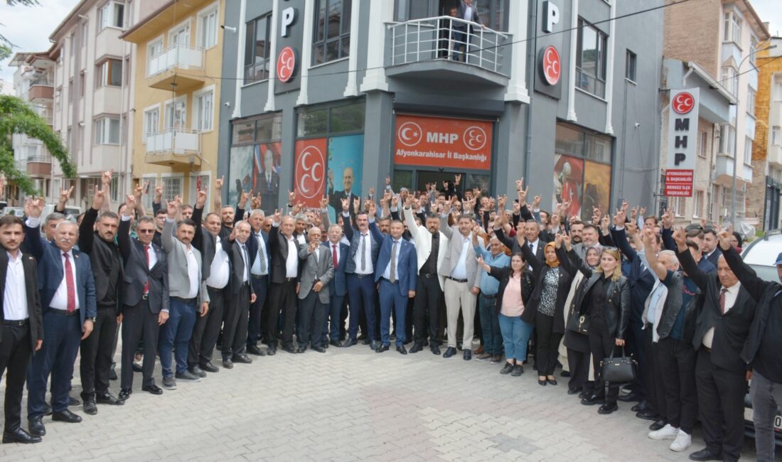 Programa; MHP Afyonkarahisar İl Başkanı Ahmet Kahveci, MHP Merkez İlçe