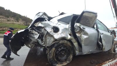 Kaza, 3 gün önce Kütahya-Afyonkarahisar karayolunun 11’inci kilometresinde meydana geldi.