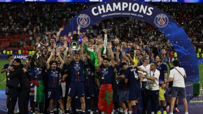 UEFA Şampiyonlar Ligi finalinde, Fransız ekibi Paris Saint-Germain ile İngiliz