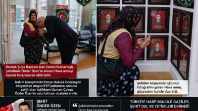 Hava annenin elini öperek içeri alan Kumartaşlı’nın bu davranışı, görenlerin
