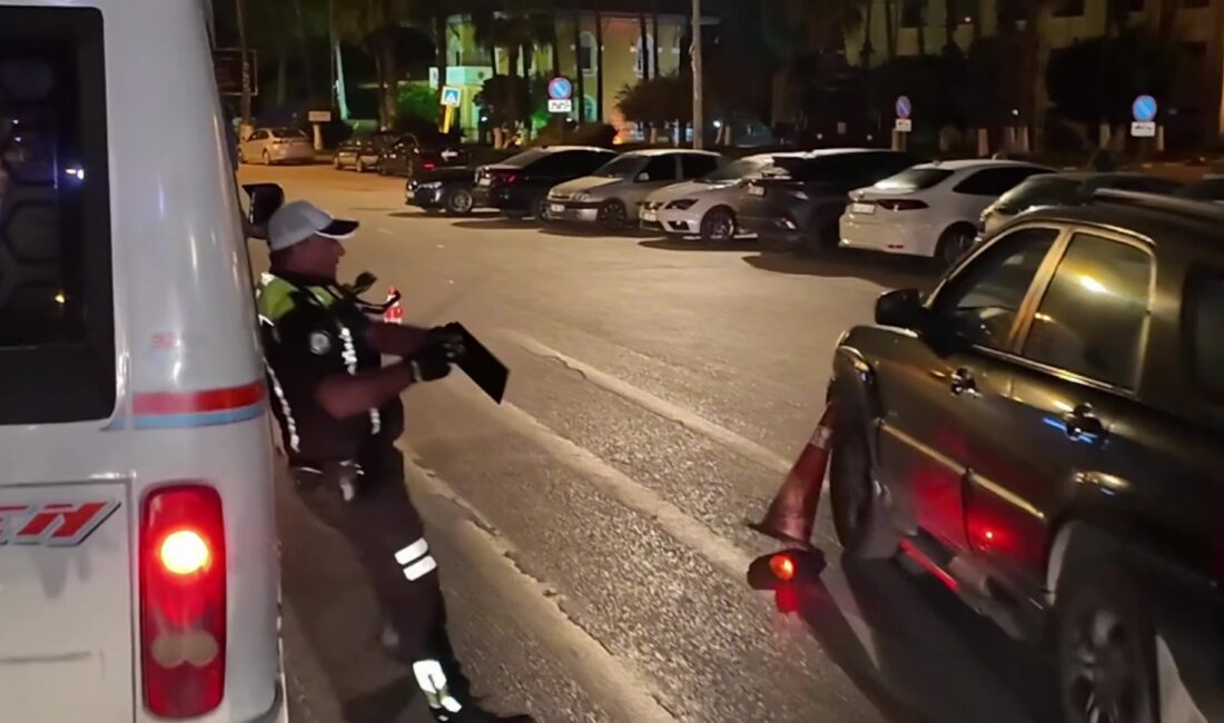 İl Emniyet Müdürlüğü Trafik Denetleme Şube Müdürlüğü ekipleri, kent genelinde