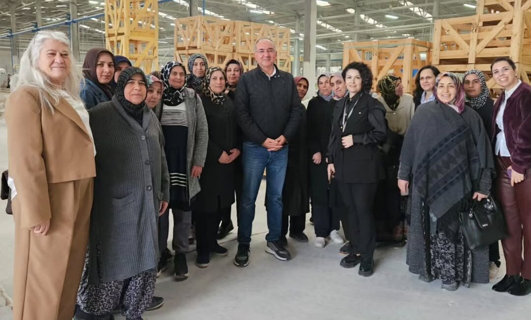 Gerçekleştirilen ziyarete, Kadın Girişimciler Kurulu Başkanı Funda Güleç Yaman, Başkan