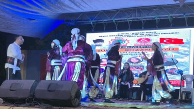 Festival kapsamında sahne alan THM sanatçıları Serpil Efe ve Aycan