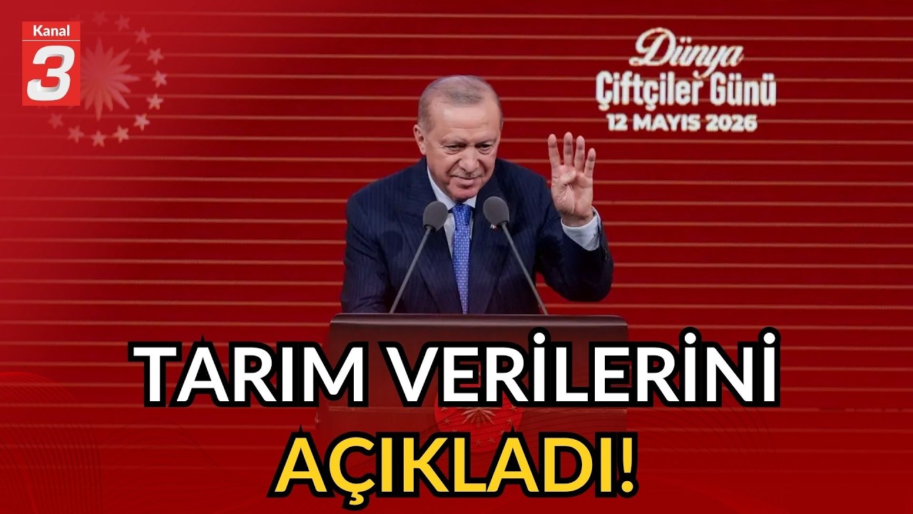 Cumhurbaşkanı Erdoğan Tarım Verilerini Açıkladı! | “Türkiye sebze üretiminde 3. meyvede 4. sırada!”