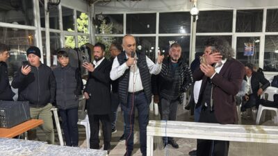 İscehisar yoğurt pazarı mevkiinde bugün kurulan mezat alanında, Batın’ın sağlığına