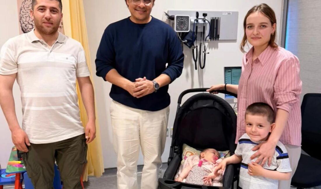 Dubai’deki hastaneye giriş yapan minik Gökçe Vedia için doktorlar vakit