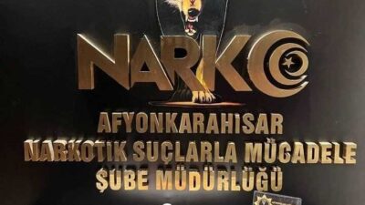 AFYONKARAHİSAR (AA) – Afyonkarahisar'da düzenlenen uyuşturucu operasyonunda gözaltına alınan 3
