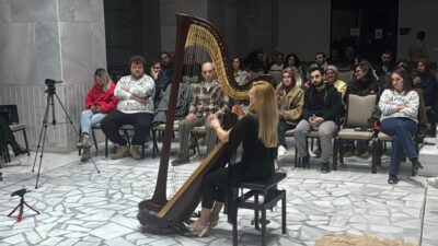 AFYONKARAHİSAR (AA) – Arpist Güneş Hızlılar, 25. Afyonkarahisar Klasik Müzik