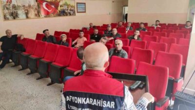 Afyonkarahisar’da çiftçilere yönelik Kırsal Kalkınma Yatırım Programı (KKYP) çerçevesinde bilgilendirme