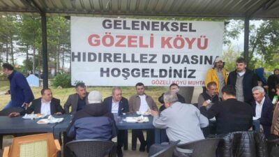 Afyonkarahisar’ın Emirdağ ilçesine bağlı Gözeli köyünde düzenlenen geleneksel Hıdırellez kutlamaları