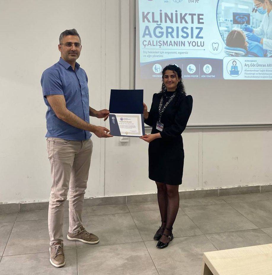 Diş Hekimliği Fakültesi Öğrencilerimiz Çalışma Hayatında Doğru Duruş Eğitimi Aldı