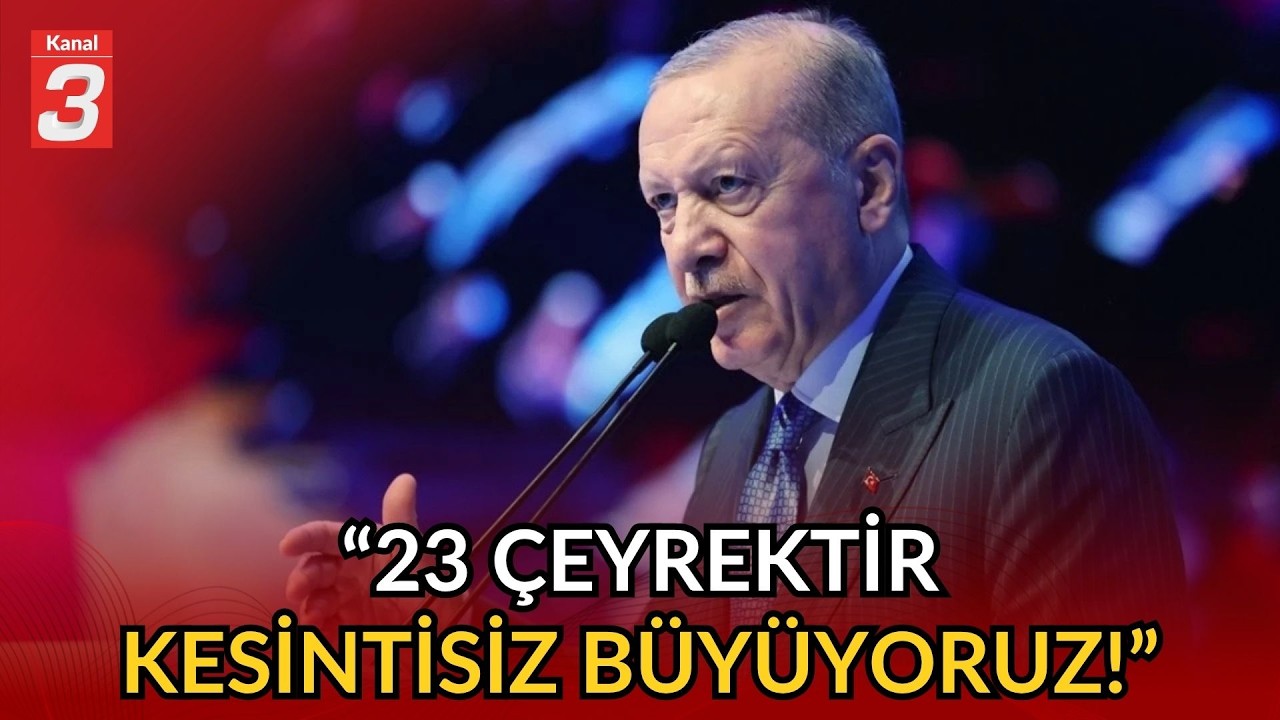 Cumhurbaşkanı Erdoğan Türkiye İhracatçılar Meclisinde Konuştu | “23 çeyrektir kesintisiz büyüyoruz!”