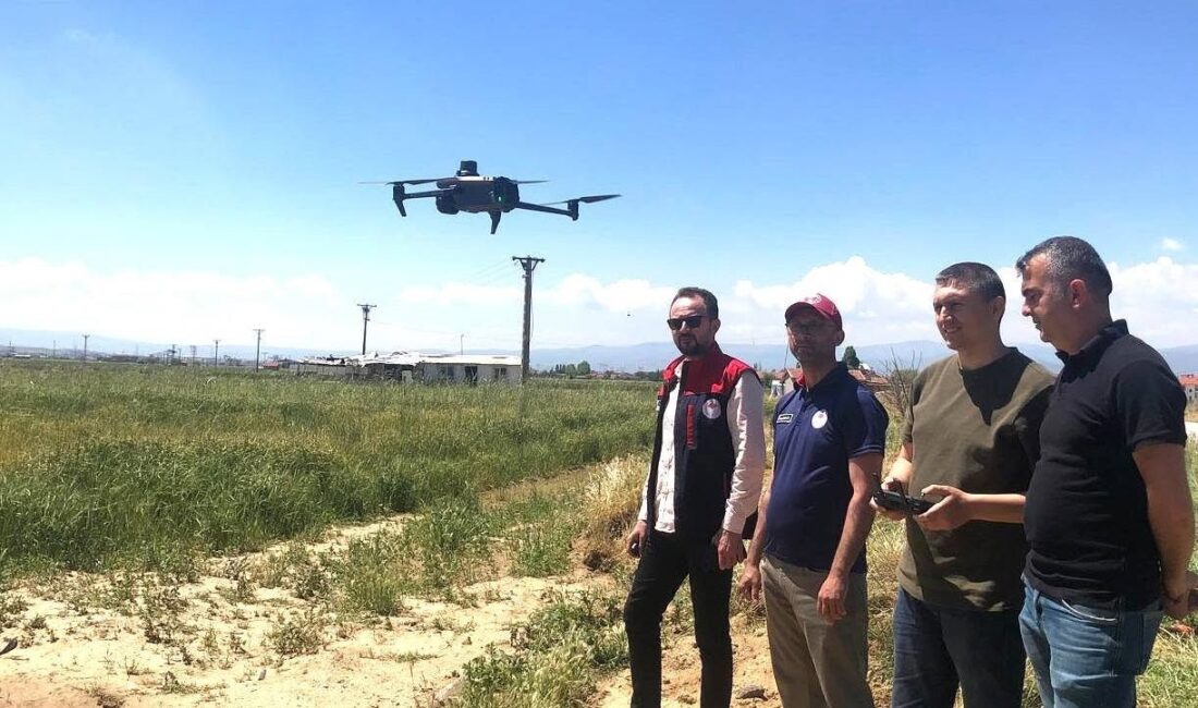 EKİPLER DRONLARLA HAVADAN İNCELEME BAŞLATTI İl ve ilçe müdürlüklerine bağlı