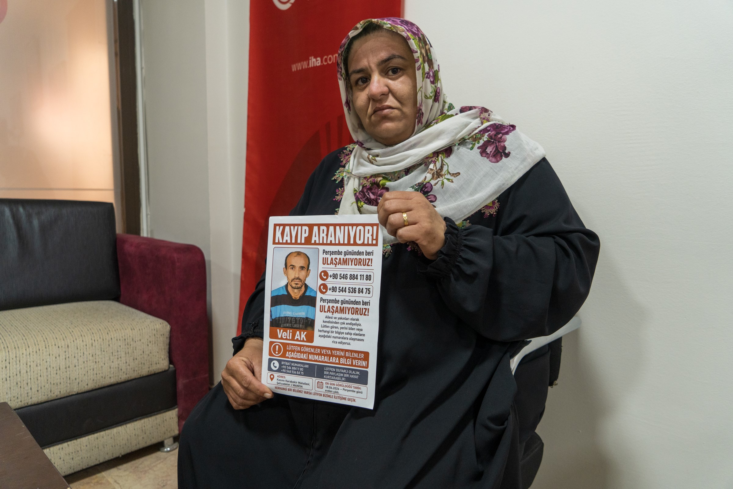 Manisa Şehzadeler, Veli Ak kayıp, Kazım Karabekir Mahallesi, Şermin Ak, Manisa asayiş, kayıp şahıs ilanı, şüpheli kaybolma, Sadık Cangel İHA