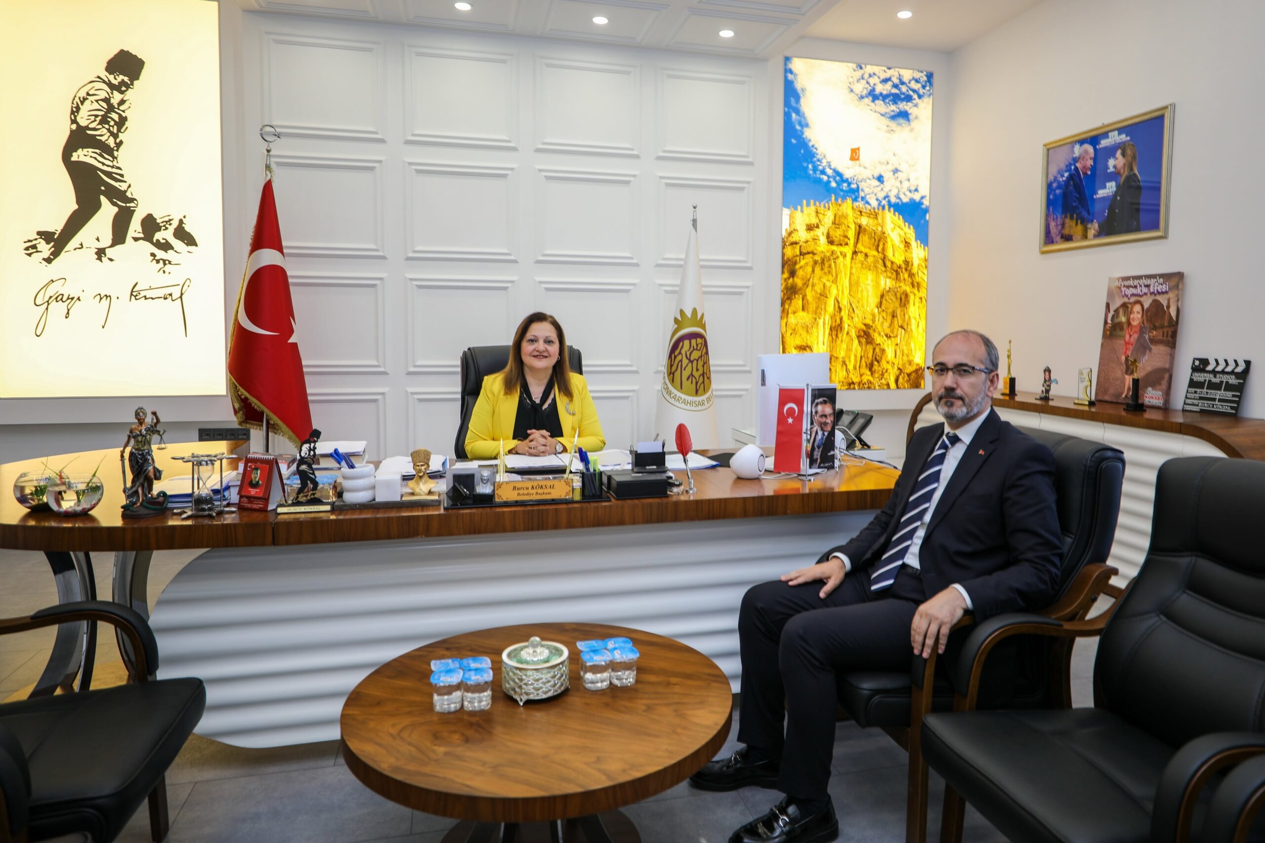 Başkan Köksal, İl Sağlık Müdürü Öztürk’ü ağırladı
