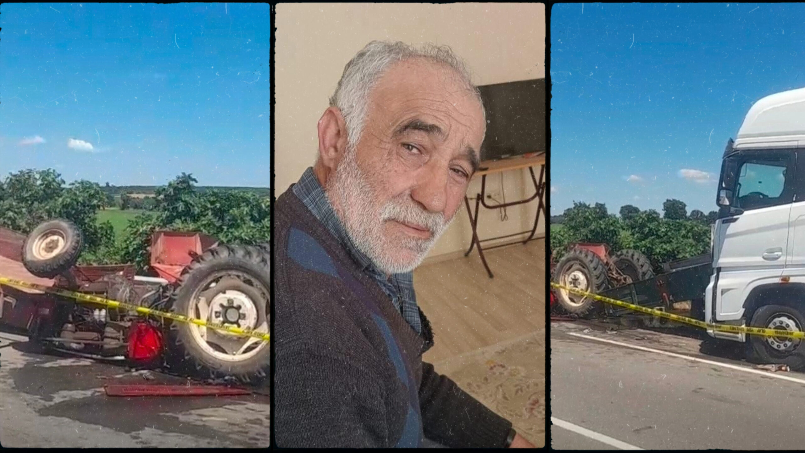 Tarlaya giderken arkadan çarpan tır hayattan kopardı!