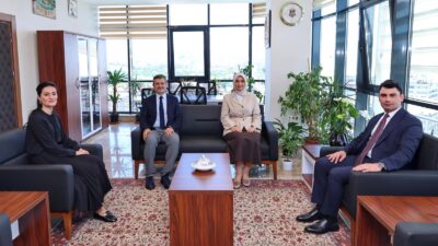 CEZA VE TEVKİFEVLERİ GENEL MÜDÜR YARDIMCILIĞINA ATANAN SAVCIYA TEBRİK ZİYARETİ