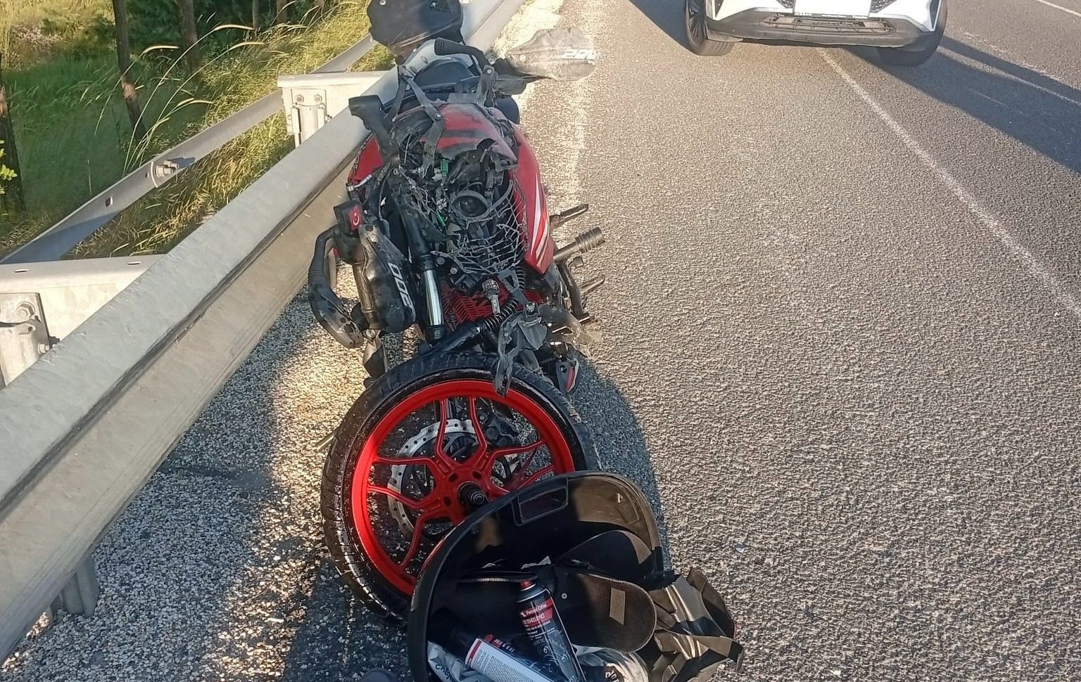 Banaz, trafik kazası, motosiklet kazası, Bilal Bel, kamyon çarpışması, Uşak asayiş, kara yolu kazası, Ömer Akkoyun
