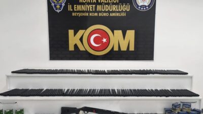 BEYŞEHİR KOM VE İSTİHBARAT EKİPLERİNDEN SİLAH KAÇAKÇILARINA DARBE Konya Emniyet