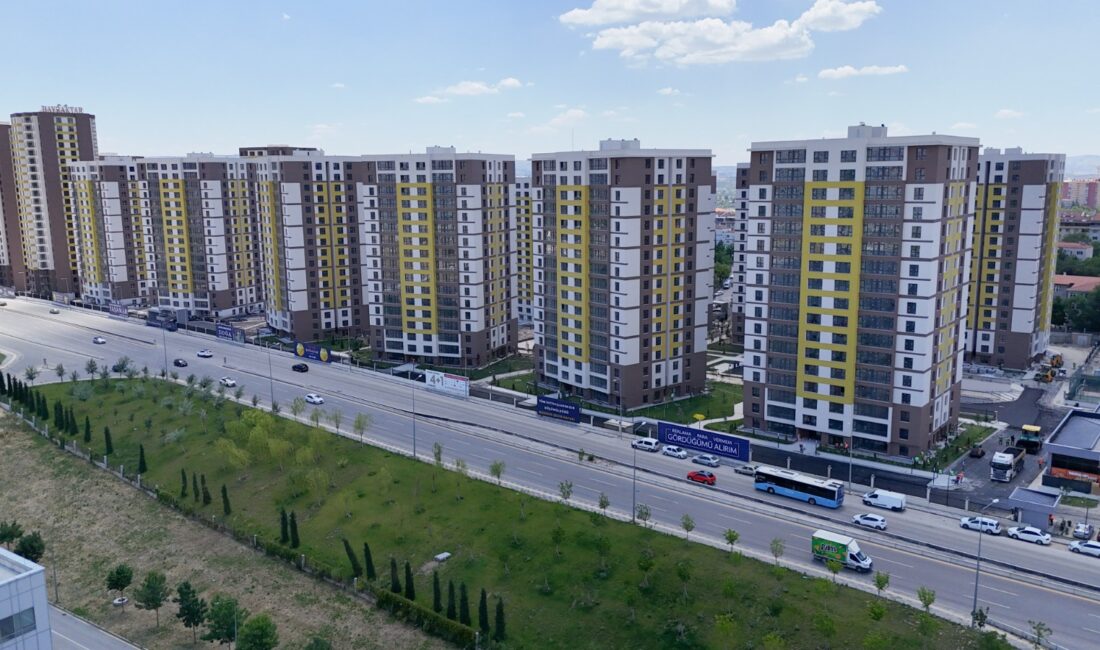 Toplam 164 bin metrekarelik alan üzerinde yükselen Adres Ankara Evleri,