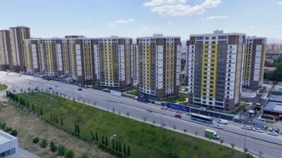 Toplam 164 bin metrekarelik alan üzerinde yükselen Adres Ankara Evleri,