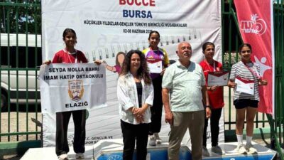 Bursa’da düzenlenen Okul Sporları Bocce Türkiye Finalleri’nde Afyonkarahisar’ı temsil eden