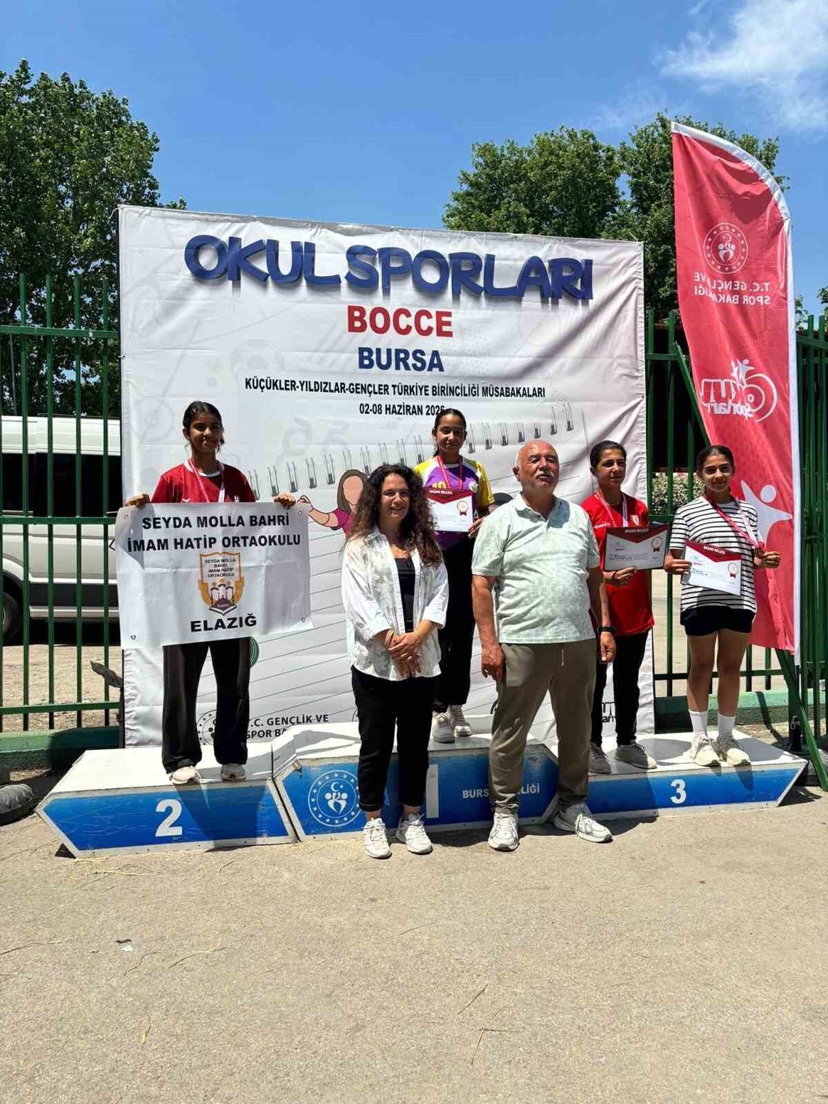 Bursa’da düzenlenen Okul Sporları Bocce Türkiye Finalleri’nde Afyonkarahisar’ı temsil eden