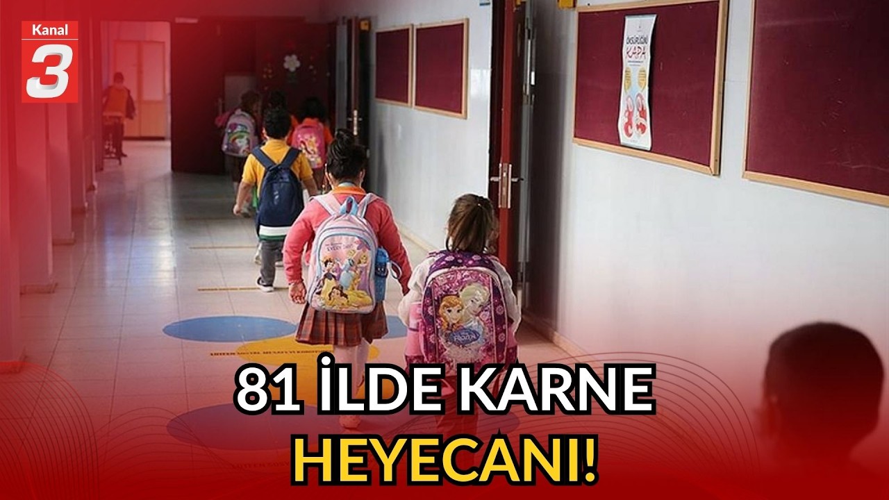 81 İlde Karne Heyecanı! | Öğrenciler İçin Üç Aylık Yaz Tatili Başladı