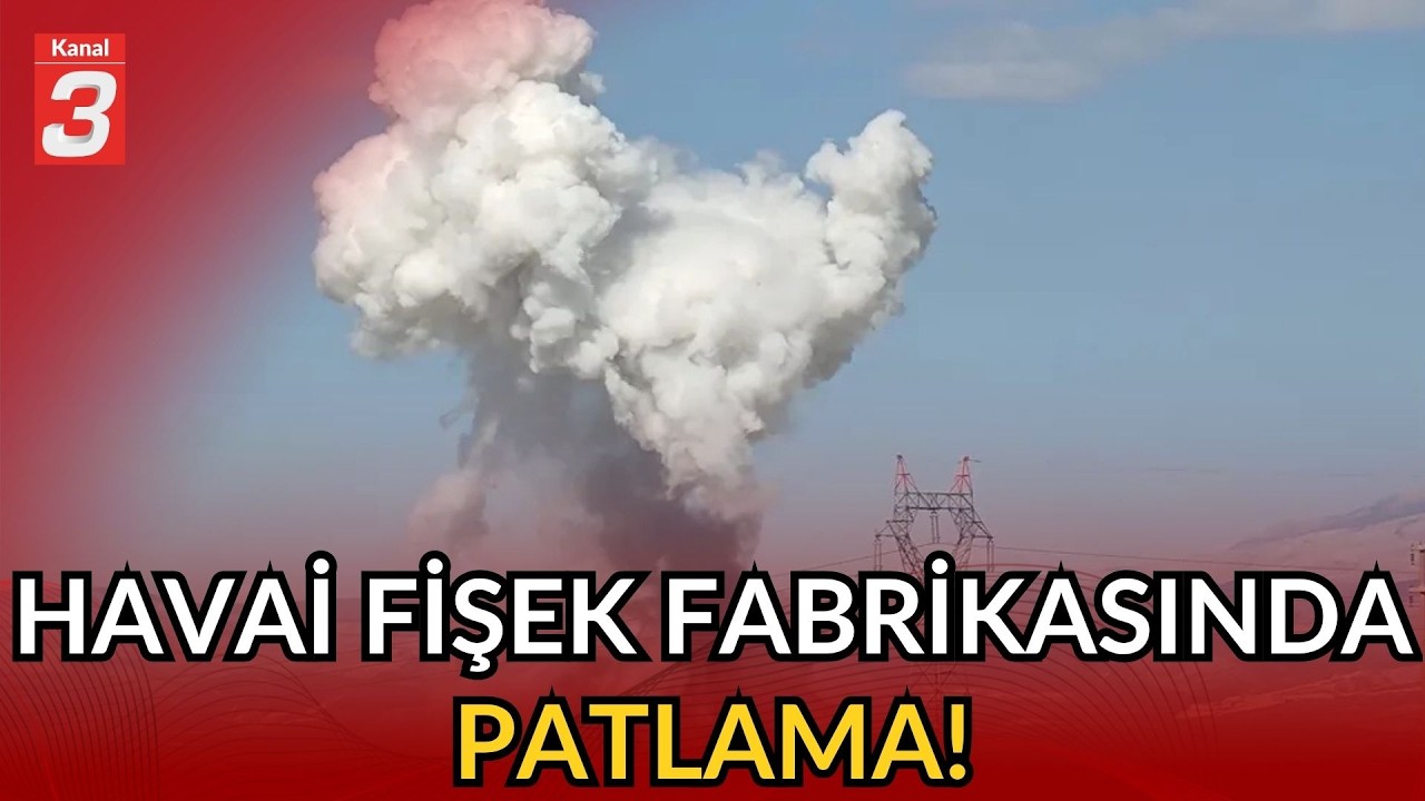 Niğde’de Havai Fişek Fabrikasında Patlama meydana geldi!