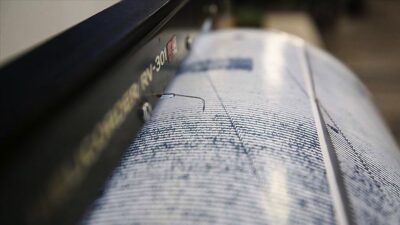 YERİN 8 KİLOMETRE DERİNLİĞİNDE KAYDEDİLDİ AFAD Deprem Dairesi Başkanlığı’nın paylaştığı