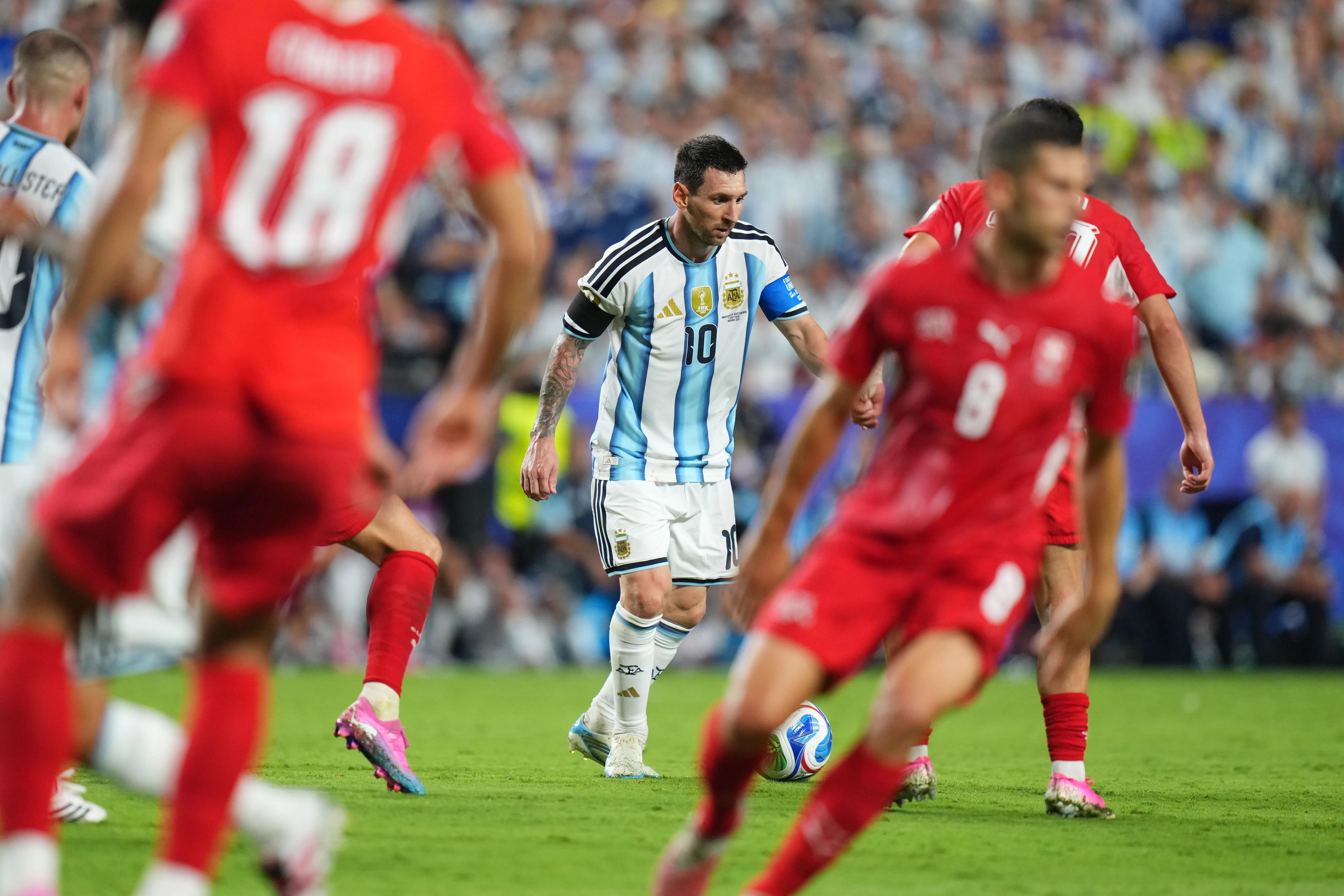 Arjantin, İsviçre'yi 3-1 yenerek yarı finalde İngiltere'nin rakibi oldu