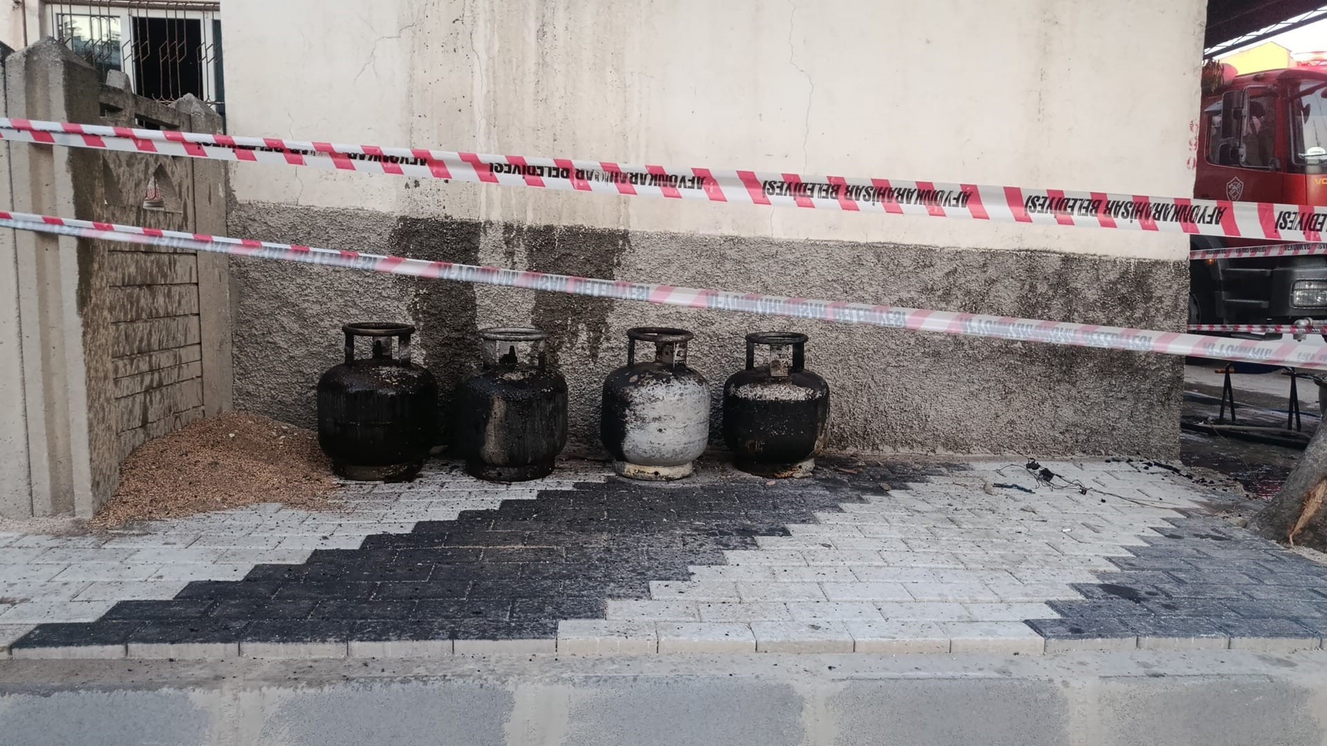 Afyonkarahisar'da düğün hazırlığında korku dolu anlar