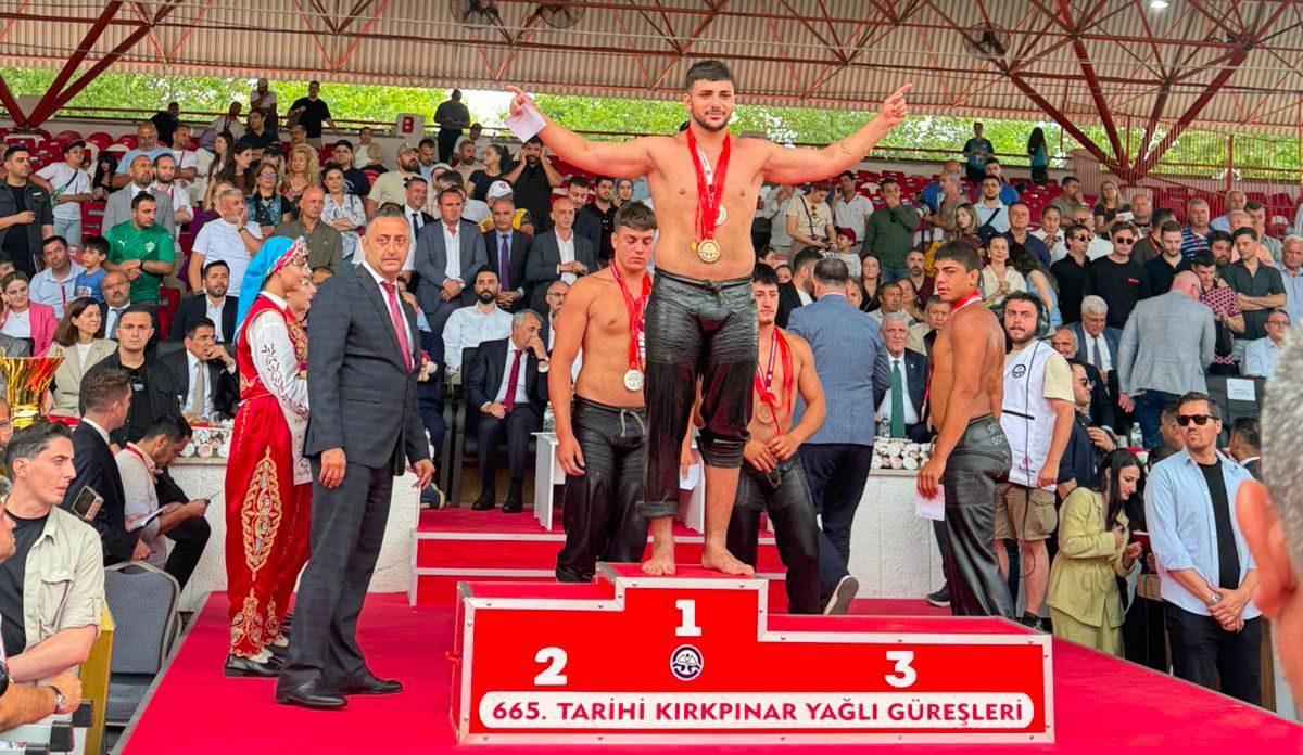Afyonlu pehlivan Kırkpınar’da şampiyon oldu