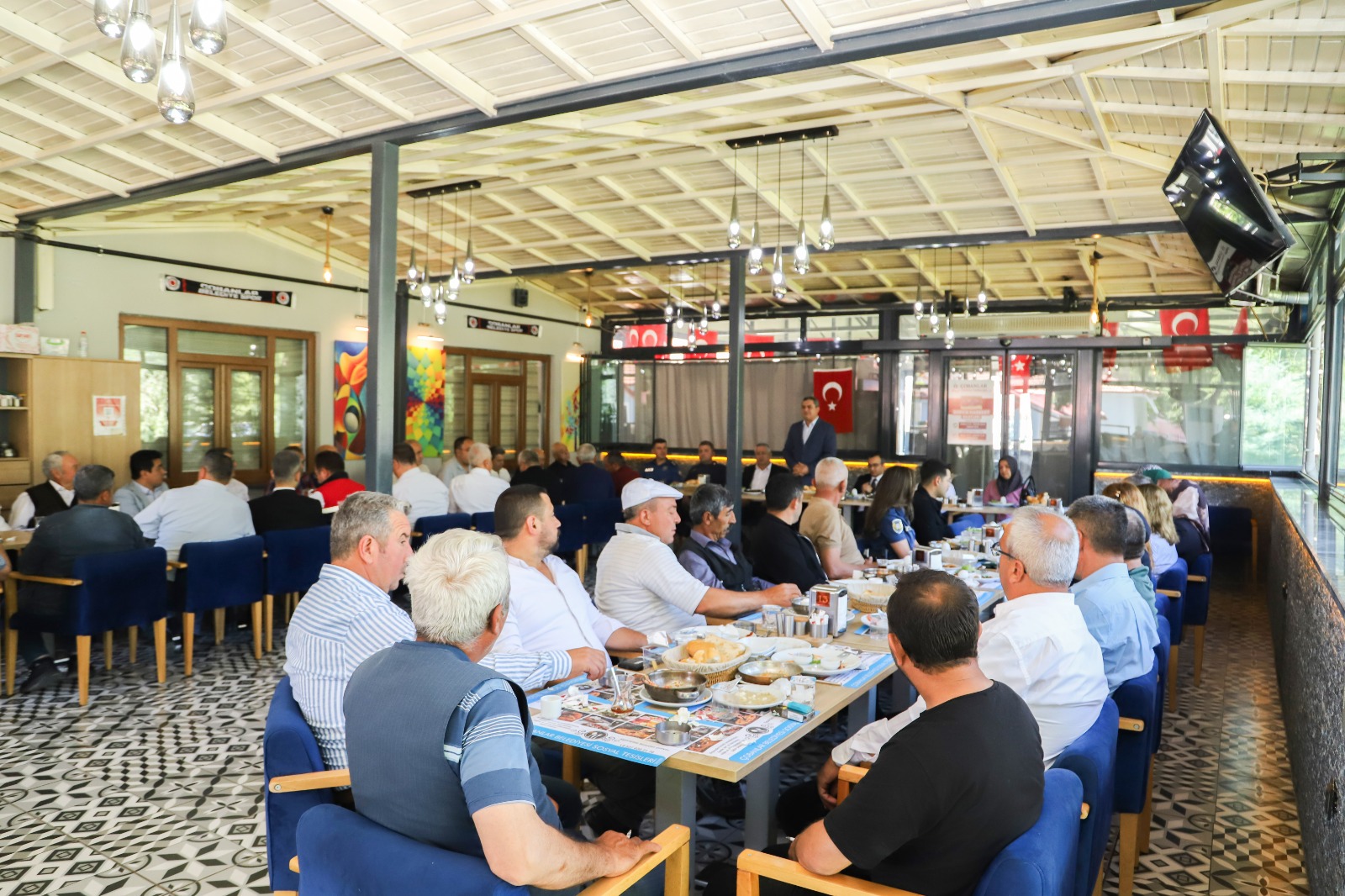 Çobanlar’da Kaymakam Nazmi Yücel için duygulu uğurlama