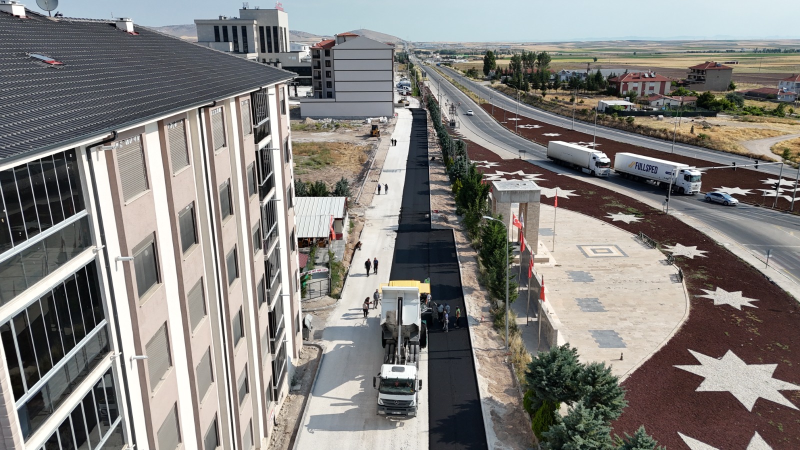 Emirdağ hastane yolunda asfalt mesaisi başladı